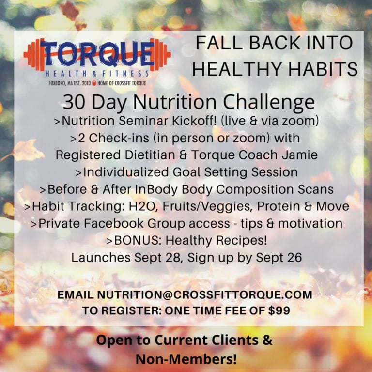 Copy of FAll back into healthy habits torque 30 day nutrition challenge